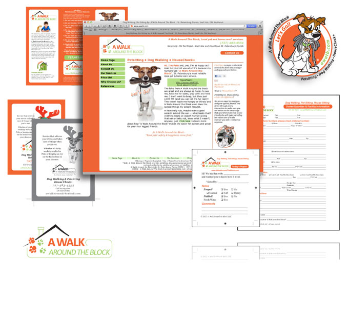 Brand Development Project for A Local Petsitter with loads of style!