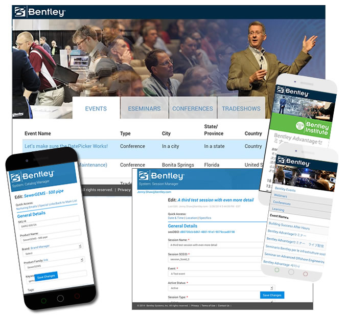 Website Design and Development Project for Bentley Systems, Incorporated