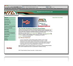 Florida Feedtock Growers Website Design Project