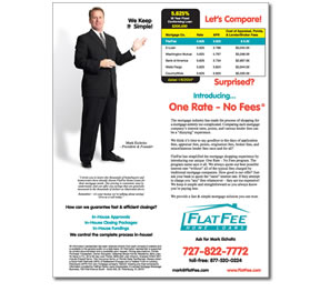 Flat Fee Magazine Print Ad & Flyer