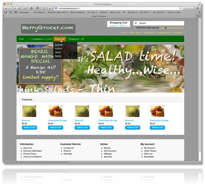 MerryGrocer - A Website Designed for healthier people and a healthier planet.
